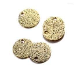 Charms 20PCS/lot Wholesale Copper Bump Disc Pendant For Jewellery DIY Making Necklace Coin