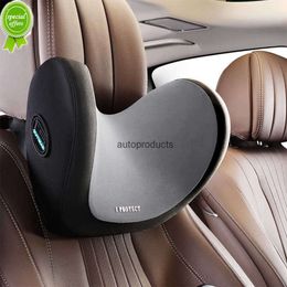 Update Car head pillow lumbar support pad car memory foam spring back protection device universal head pillow