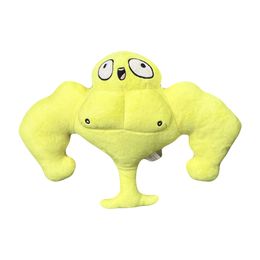 YORTOOB Bopl Battle Yellow Muscle Man Plush Toy Gift for Friends and Home Decorations