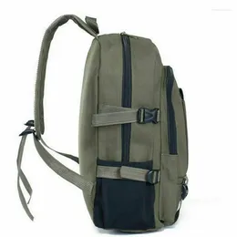 Backpack 2024 Men Canvas Large Rucksack Work Sports Travel Hiking Boys College Bag