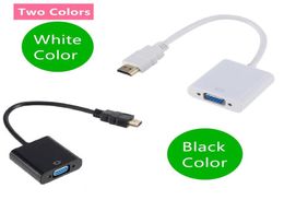 HD 1080P To VGA Cable Converter Male To VGA Famale Converter Adapter Digital Analogue for Tablet laptop PC TV5751798