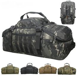 40L 60L 80L Large Duffle Bag Army Tactical Backpack Outdoor Camping Bags Molle Men Military Backpacks Travel for Hiking 231227