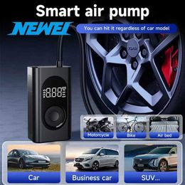 Car Rear View Cameras Parking Sensors Cordless Car Tire Inflator Pump 150PSI Portable Air Compressor Pump 6000mAh Battery With LED Light For Car Bike Motor BallL2312