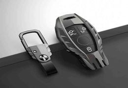 Car Key Case Cover For Mercedes AMG A C E S series E200L E300L C260L E260 W204 W212 W176 CLA GLA Car Acessories Keychain6357480