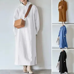 Women's Hoodies Loose X-Long Hoodie Autumn Clothing Thickened Hooded Long Sleeved Female Casual Versatile Top