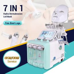 cleaning face skin care oxygen jet aqua peel hydro microdermabrasion facial 7 in 1 H2O2 hydra dermabrasion machine