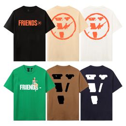 Mens Women Designers T Shirts Loose Tees Fashion Brands Tops Man's Casual Shirt Luxurys Clothing Street Polos Shorts Sleeve Clothes Summer V-10 XS-XL