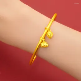 Bangle Sha Jin Lian Peng Bracelet For Women's Instagram Unique Design Friend Non Fading