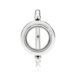 New Trendy 925 Sterling Silver Fashion Signature Floating Locket Ring For Women Wedding Party Gift Fine Europe Jewelry Original D1279E