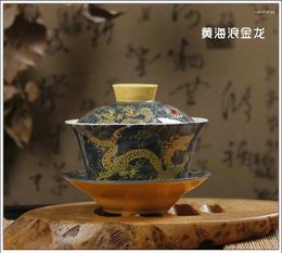 Water Bottles Chinese Tea Set Gaiwan Porcelain Traditional Antique Tureen Ceramic Wedding Bowl Cup Gongfu 200ml