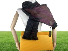 Whole designer knitted scarf Coarse plush highprecision weaving Classic warm womens shawl fashion men039s scarves with box3464555