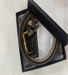 2022 Fashion Designer belts Men Womens belts Big Gold Buckle Genuine Leather Belt lattice printing with box 20 Colour 3 8cm width257419755