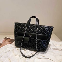 18% OFF Designer bag Women's New Trendy Handbag Versatile One Shoulder Crossbody Large Capacity Diamond Chain Bag Bags