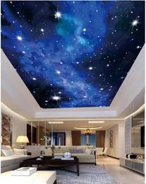 Wallpapers Customised Large 3D photo wallpaper 3d ceiling murals wallpaper HD starry sky night scene children's room zenith painting ceiling