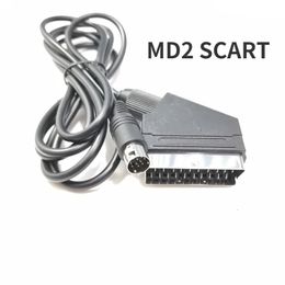 RGB Scart Lead Cable for PS2 Mega Drive2 Genesis 2 Megadrive MD1 MD2 AV 1 8m D11 231226