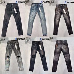 24Purple Jeans Denim Trousers Mens jeans Designer Jean Men Black Pants High-end Quality Straight Design Retro Streetwear Casual Sweatpants Designers Joggers Pant
