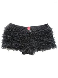 Women's Sleepwear Women S Multi-Layer Ruffled Frilly Lace Shorts Pants Knickers Panties Burlesque Bloomers Dance Pettipants