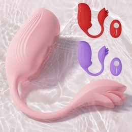 Sex toys jumping eggs wireless internal and external flirting vibrator couples share masturbation Adult Toys