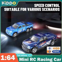 RC 2.4G 5 Channel 1 64 Alloy Mini Remote Control SUV Drifts Long Endurance Electric Off road Vehicle for Children Light 231227