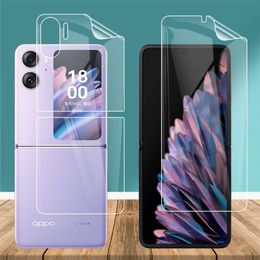 For Oppo Find N2 Flip 6.8" Clear TPU / Matte Anti-Fingerprints Hydrogel Full Cover Soft Screen Protector Film