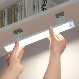 15.7inch/40cm Light Up Your Home With 1pc Motion Sensor Cabinet Light - USB Rechargeable & Battery Powered!