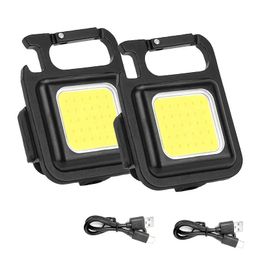 Rechargeable Mini Work Light - Portable, Durable, And Multifunctional Flood Light For Outdoor Activities