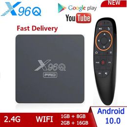 Box X96Q PRO 10 Android TV BOX Allwinner H313 2.4G Wifi 4K 2GB 16GB Media Player 1GB 8GB TVBOX Set Top Box vs x96 max plus