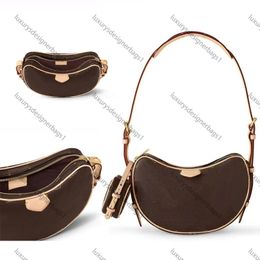 Designer bag handbag shoulder bag womens Half Moon shoulder bags armpit bag High quality leather crossbody bag purse 46828