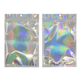 100 Pieces Resealable packing bags Clear Plastic Aluminum Foil Resealable Zipper Packaging Bag Dry Food Storage for Zip Poly Pouches Re Vjgi