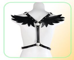 Belts Leather Harness Women Pink Waist Sword Belt Angel Wings Punk Gothic Clothes Rave Outfit Party Jewellery Gifts Kawaii Accessori9397880