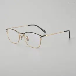 Sunglasses Frames Pure Titanium Prescription Eyeglasses Men Women Y0045 Japan Myopia Optical Frame Eyewear Reading Eye Glasses For