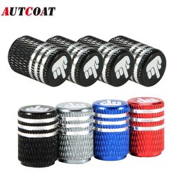 AUTCOAT Pcs Universal Cartoons Middle Finger Aluminium alloy Tyre Valve Caps for Car Truck Motorcycle Bicycle Valve Stem Cover