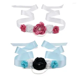 Belts Flower Ribbon Sash For Dress Belt Wedding Bridal Bridesmaid