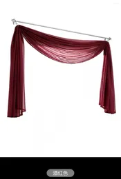 Curtain Rust Chiffon Wedding Arch Draping Fabric Terracotta Solid Drapery Ceremony Reception Backdrop Party Swag Decor