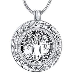 Memorial Gifts - 'Always in My Heart' Pendant Necklace - 'Tree of Life' Cremation Jewellery for Ashes - Keepsake309v