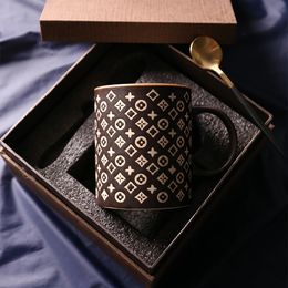 High end Creative Retro Elder Cup Matte Ceramic Cup Coffee and Breakfast Cup Couple Cup Western Tea Cup 231227