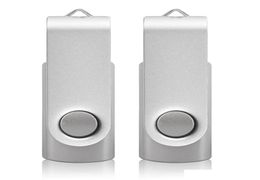 Silver 32GB USB 20 Flash Drives Rotating Swivel Thumb PenDrives 16gb Folding Memory Stick for Computer Laptop Macbook Tablet2212810