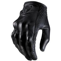 Gear Protective Gear Retro Pursuit Perforated Real Leather Motorcycle Gloves Moto Waterproof Gloves Motorcycle Protective Gears Motocro