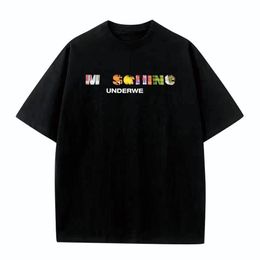 2023 Tees Tshirt Summer Fashion Mens Mens Lomens Designers MS T Рубашки с длинным рукавом Tops Palms Письмота хлопчатобу