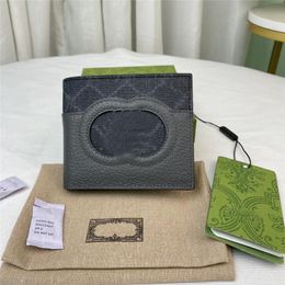 Designer Luxury 701420 Decorated hollow interlocking wallet 7A TOP Quality