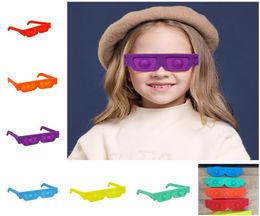Party Supplies Sunglasses Shape Toys per Bubble Squeeze Sensory Puzzles Push Bubbles Silicone Sunglass Desktop Game Kids Gift 6 Colors2120820