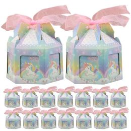 Gift Wrap 50Pcs Candy Wrapping Boxes Pack Party Favors For Wedding Octagonal Box