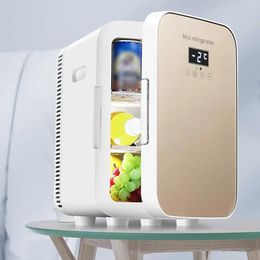 Refrigerator Car Refrigerator Mini Fridge 135L Can Portable Personal Small Refrigerator Compact Cooler And Warmer For Food Bedroom Dorm Office