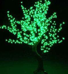 Decorations 1.5M 576LEDS Shiny LED Cherry Blossom Christmas Tree Lighting Waterproof Garden Landscape Decoration Lamp For Wedding Party