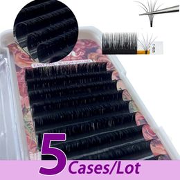 5Cases/Lot MASSCAKU Easy Fan Bloom Eyelash Extension Austomatic Flowering Fast Fan Self-Making Fans Volume Lashes Supplies 231227