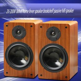 Speakers 200W 8 Inch Bookshelf Passive Speaker Hifi High Fidelity Front Home Fever Home Theatre Speaker Audio Sound Speaker A Pair 8Ω