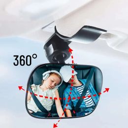 Update New New Rear View Baby Mirror Car Back Seat Rear View Facing Headrest Mount Child Kids Infant Baby Safety Monitor Accessories