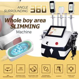 Comfortable Whole Body Slimming Cryolipolysis Massager 7 in 1 RF Cavitation Liposuction Fat Loss Cryotherapy Skin Tightening Portable Cryo Machine