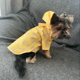 Dog Apparel Breathable Jumpsuit Raincape Rain Puppy Raincoat Pet Waterproof Coat Teddy For Bichon Dogs Small Clothes Chihuahua