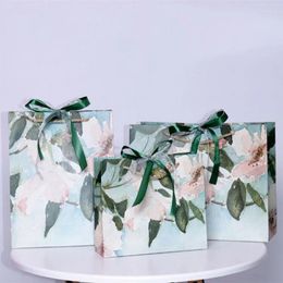 Gift Wrap 5pcs/lot Painting Bag Clothes Shoes Reusuable Shopping Packaging Gifts Candy Baby Shower Supplies